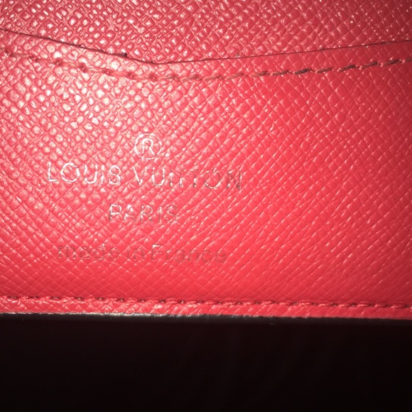 Red Louis Vuitton Wallet - Picture 3 of 3